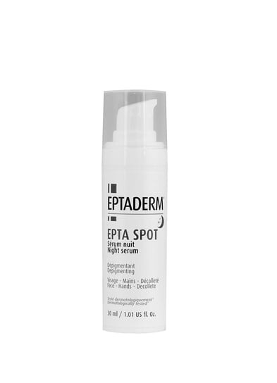 Интенсивная ночная сыворотка для кожи с пигментными пятнами, 30мл EPTA SPOT Night Serum, Eptaderm
Интенсивная ночная сыворотка для кожи с пигментными пятнами, 30мл EPTA SPOT Night Serum, Eptaderm