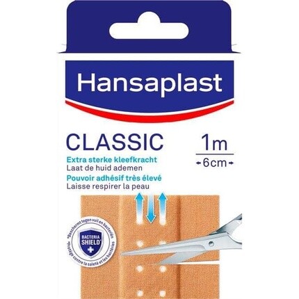 Hansaplast Classic гибкий бинт 1м x 6см
Hansaplast Classic гибкий бинт 1м x 6см