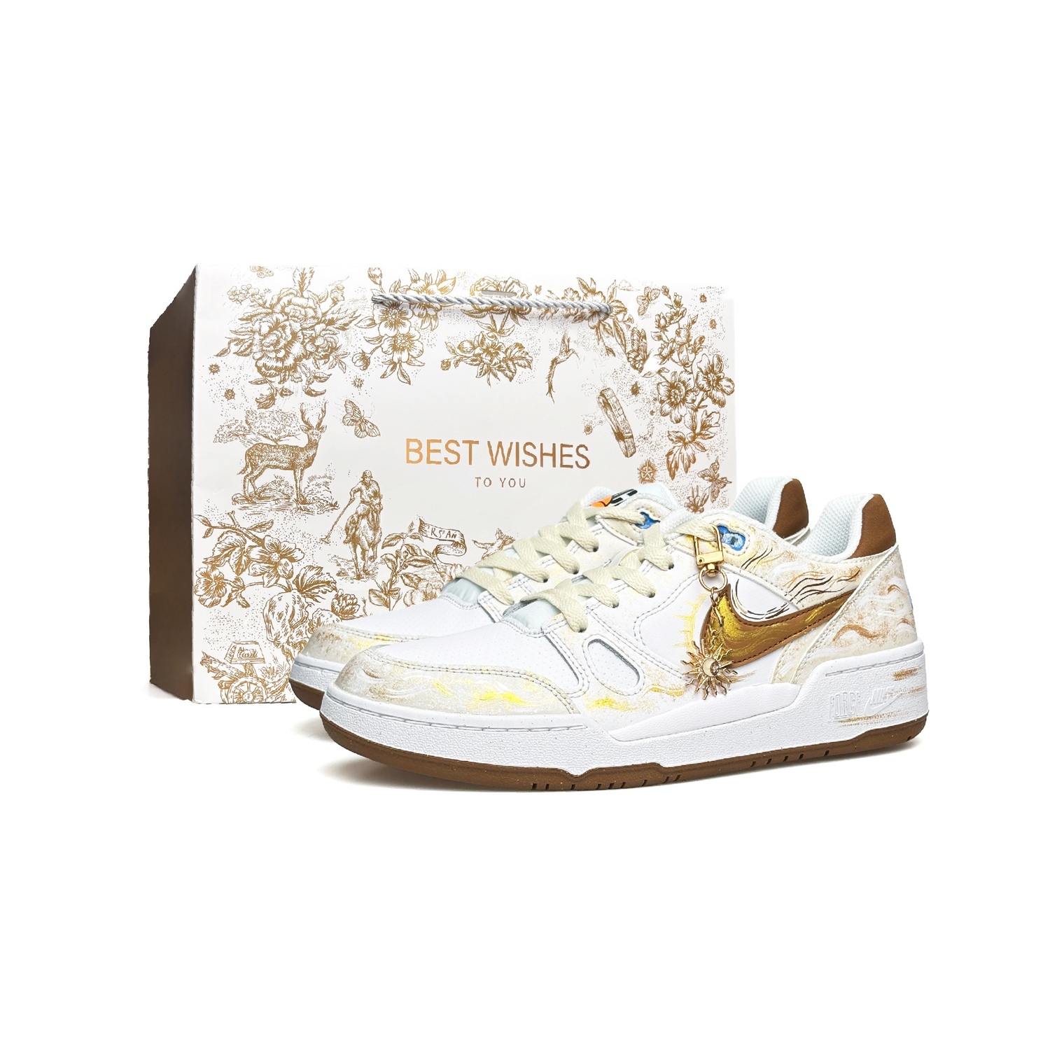 Nike Полноразмерные WAO устойчивые к истиранию увеличивающие рост низкие кроссовки для скейтбординга мужские white gold
Nike Полноразмерные WAO устойчивые к истиранию увеличивающие рост низкие кроссовки для скейтбординга мужские white gold