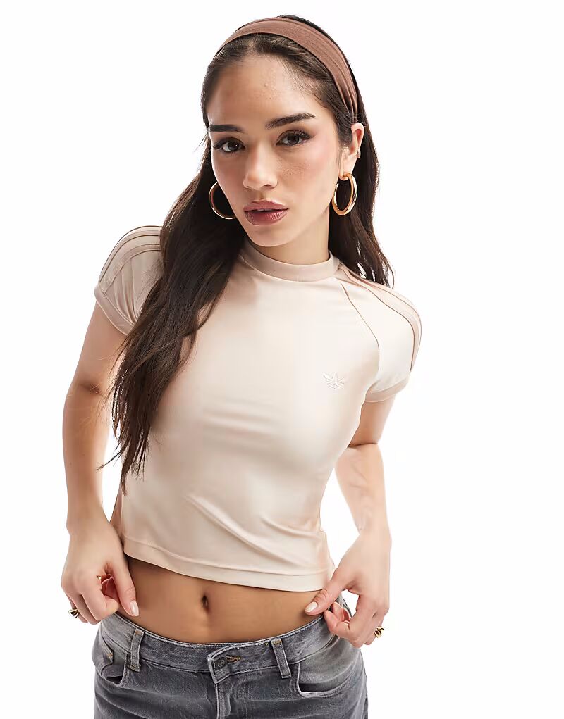 Футболка Adidas Originals cali с тремя полосками в цвете Ash Pearl
Футболка Adidas Originals cali с тремя полосками в цвете Ash Pearl