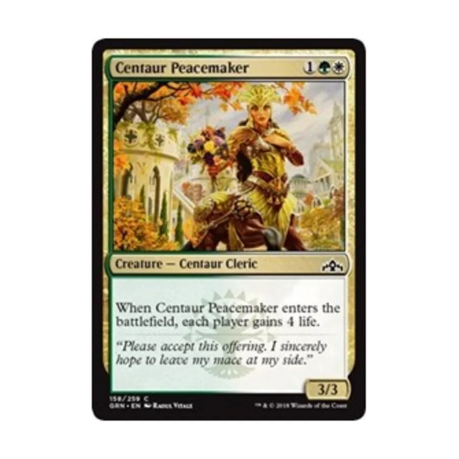 CCG Кентавр Миротворец (К), MTG - Guilds of Ravnica
CCG Кентавр Миротворец (К), MTG - Guilds of Ravnica