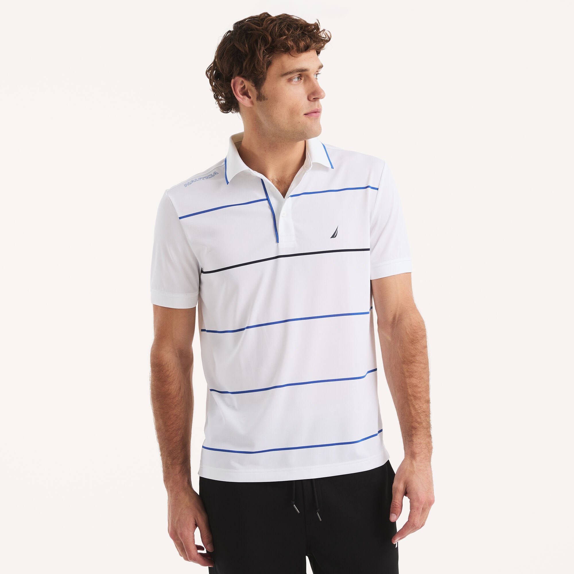Мужская футболка-поло классического кроя Nautica Navtech, цвет bright white
Мужская футболка-поло классического кроя Nautica Navtech, цвет bright white