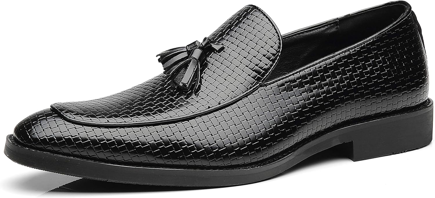 Мужские лоферы Santimon с кисточками, удобные туфли-слиперы из искусственной кожи и повседневной носки, черный
Мужские лоферы Santimon с кисточками, удобные туфли-слиперы из искусственной кожи и повседневной носки, черный