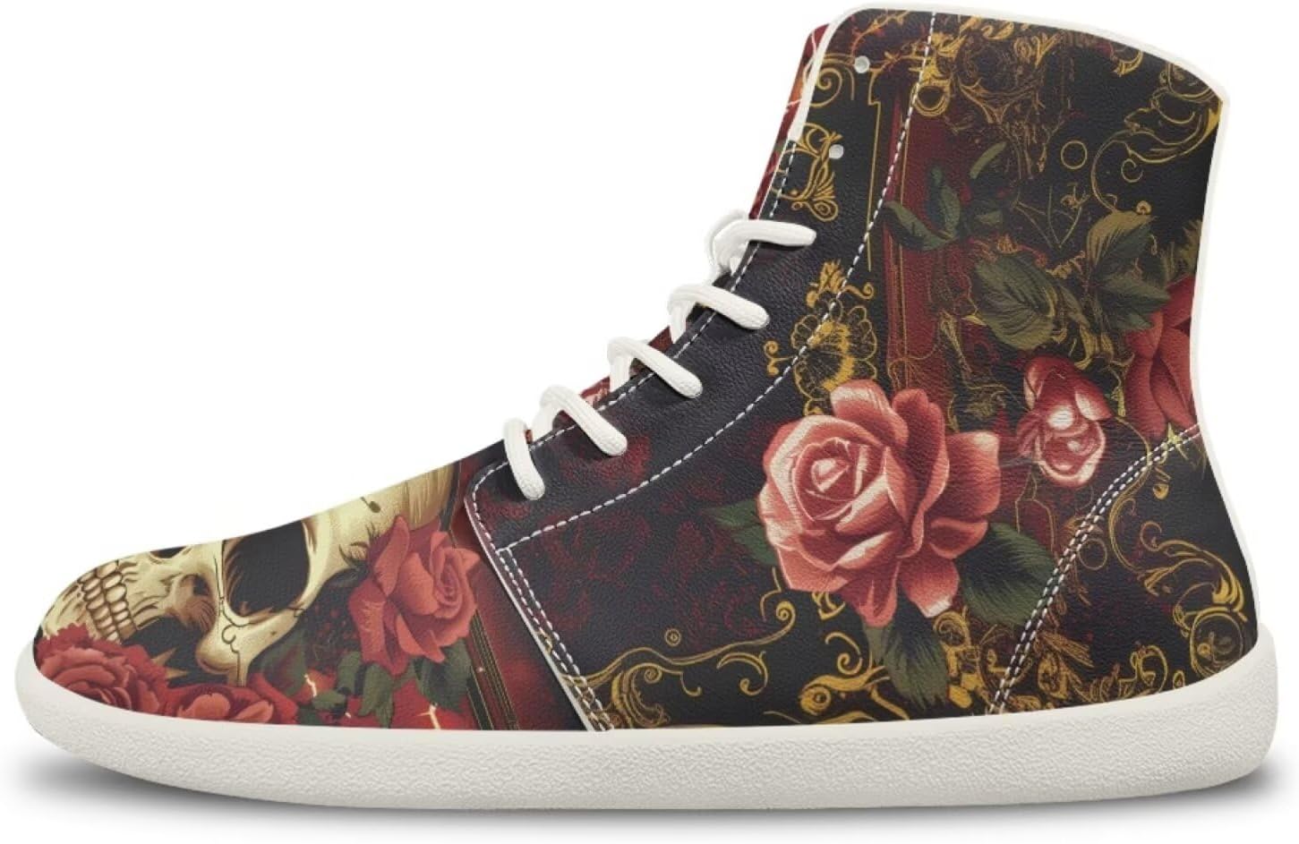 Мужские кроссовки с черепом, высокие средней посадки, спортивные для бега, тенниса и активного отдыха, с ремешком Ecaestolph, золотой
Мужские кроссовки с черепом, высокие средней посадки, спортивные для бега, тенниса и активного отдыха, с ремешком Ecaestolph, золотой