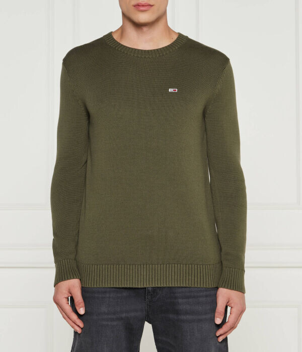 Свитер Tommy Jeans облегающий, зеленый
Свитер Tommy Jeans облегающий, зеленый