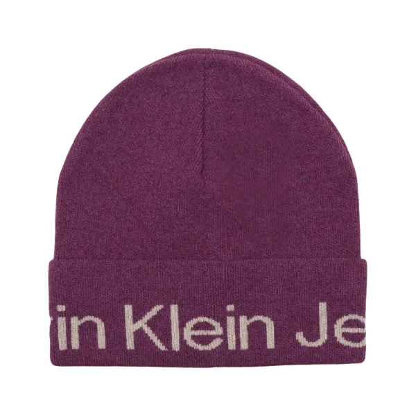Шапка с добавлением шерсти и кашемира. Calvin Klein, фиолетовый
Шапка с добавлением шерсти и кашемира. Calvin Klein, фиолетовый