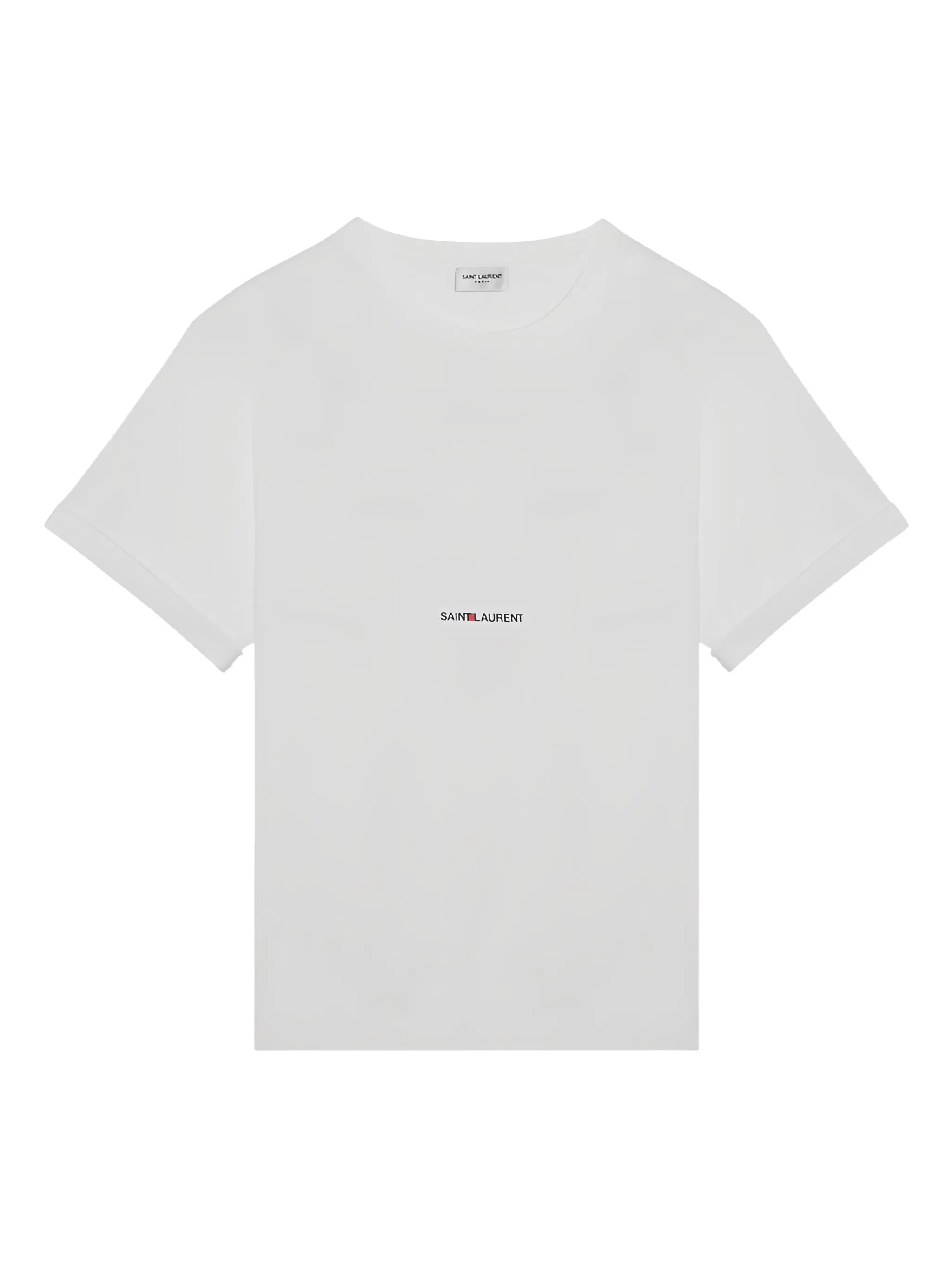 Футболка с круглым вырезом Saint Laurent, белый
Футболка с круглым вырезом Saint Laurent, белый