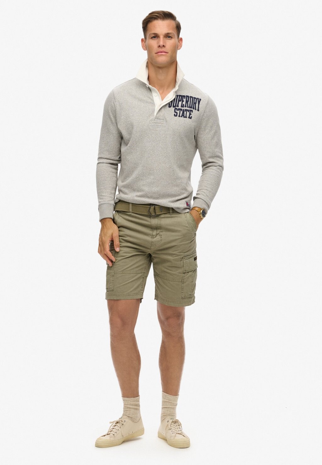 Джинсовые шорты Superdry, хаки
Джинсовые шорты Superdry, хаки