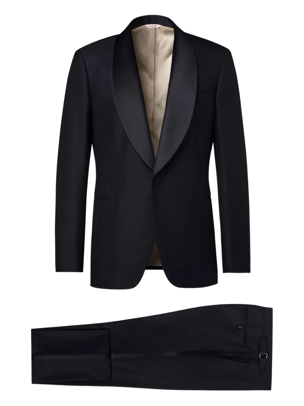 Костюм из вирджинской шерсти FURSAC, черный
Костюм из вирджинской шерсти FURSAC, черный