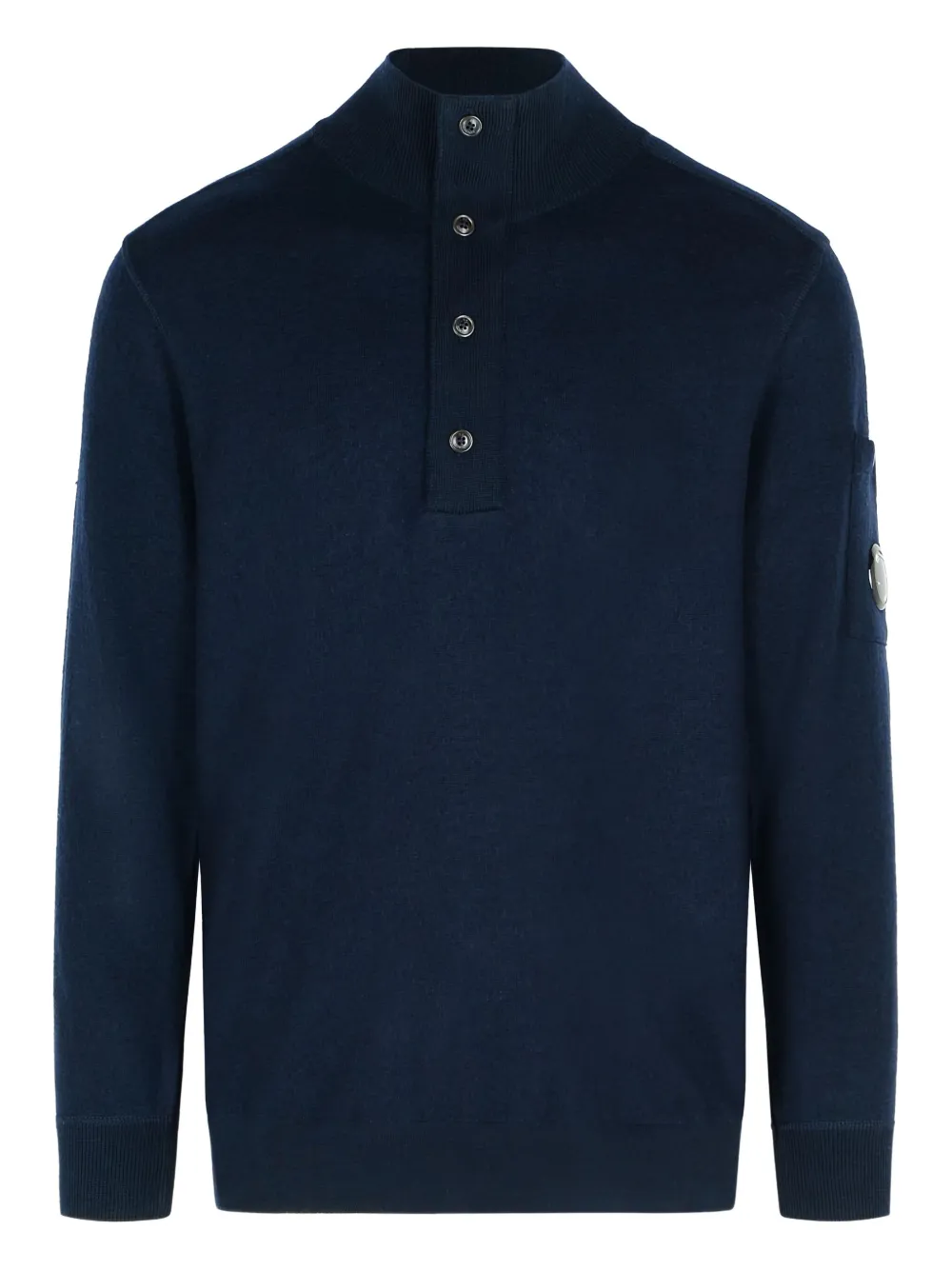 Свитер с отделкой в виде линзы C.P. Company, синий
Свитер с отделкой в виде линзы C.P. Company, синий