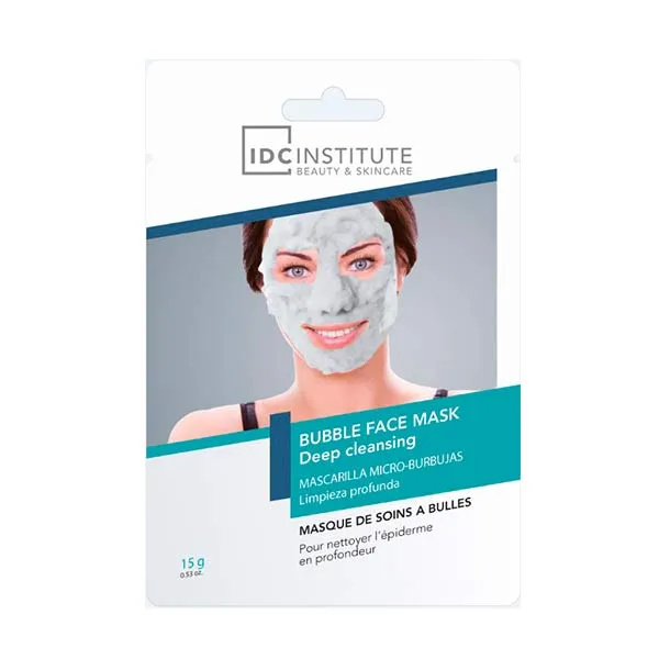 Маска для лица с микропузырьками Bubble Face Mask Idc Institute, 1 UD
Маска для лица с микропузырьками Bubble Face Mask Idc Institute, 1 UD