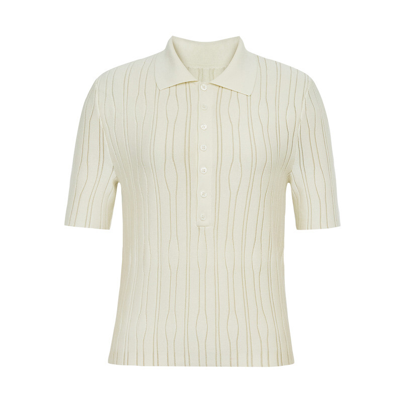 Свитер-поло Deep Breath с короткими рукавами и пуговицами, белый
Свитер-поло Deep Breath с короткими рукавами и пуговицами, белый