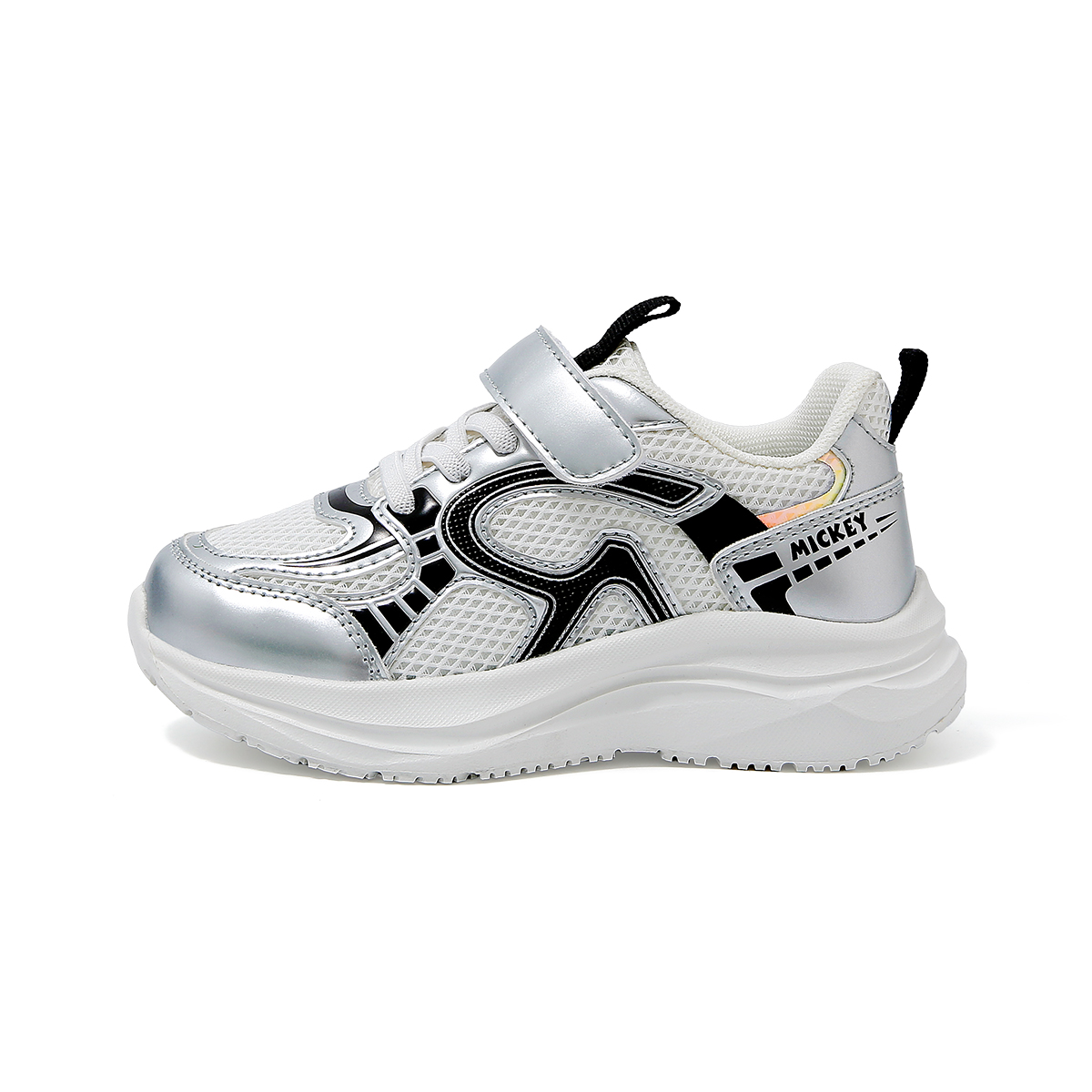 Кроссовки серии Mickey с противоскользящей подошвой, легкие, амортизирующие, низкие, для детей Disney, серебряный/черный
Кроссовки серии Mickey с противоскользящей подошвой, легкие, амортизирующие, низкие, для детей Disney, серебряный/черный