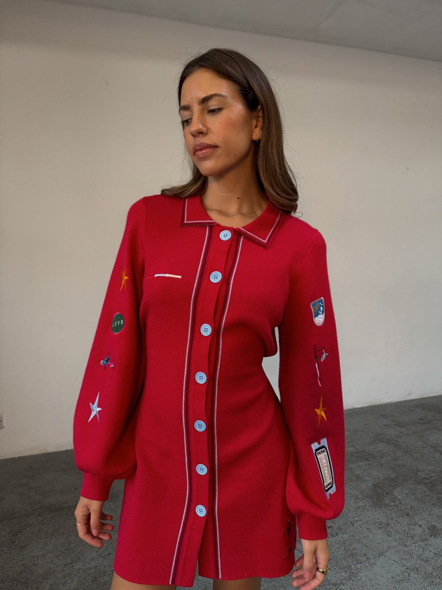 Платье Never Fully Dressed SKI KNIT LONG , Red
Платье Never Fully Dressed SKI KNIT LONG , Red