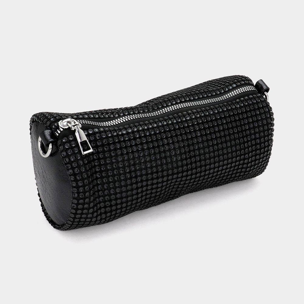 Блестящая стеганая круглая мини-сумка через плечо FASHNZFAB, черный
Блестящая стеганая круглая мини-сумка через плечо FASHNZFAB, черный