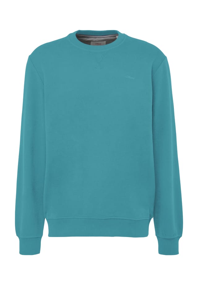 Толстовка с ребристыми манжетами и вышитым логотипом S.Oliver, зеленый
Толстовка с ребристыми манжетами и вышитым логотипом S.Oliver, зеленый