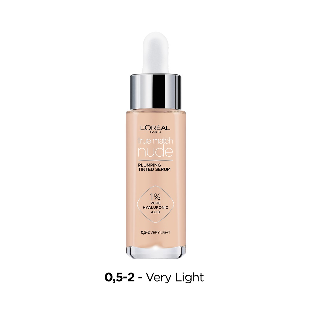 Жидкая основа true match nude plumping tinted serum L′Oréal Paris, цвет nr. 0.5-2 very light, 30 мл
Жидкая основа true match nude plumping tinted serum L′Oréal Paris, цвет nr. 0.5-2 very light, 30 мл
