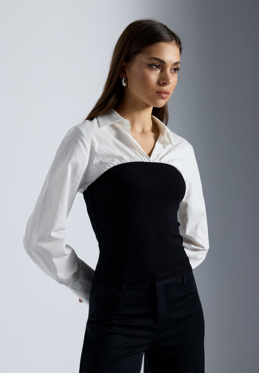 Блуза Even&Odd Blouse, Off-White/Black/Off-White
Блуза Even&Odd Blouse, Off-White/Black/Off-White