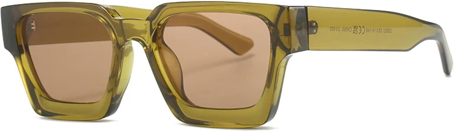 Роскошные солнцезащитные очки для женщин и мужчин, модные солнцезащитные очки в винтажном стиле, панк, маленькая оправа, защита от УФ-излучения UV400 TKKTLLT, Olive Green Brown
Роскошные солнцезащитные очки для женщин и мужчин, модные солнцезащитные очки в винтажном стиле, панк, маленькая оправа, защита от УФ-излучения UV400 TKKTLLT, Olive Green Brown