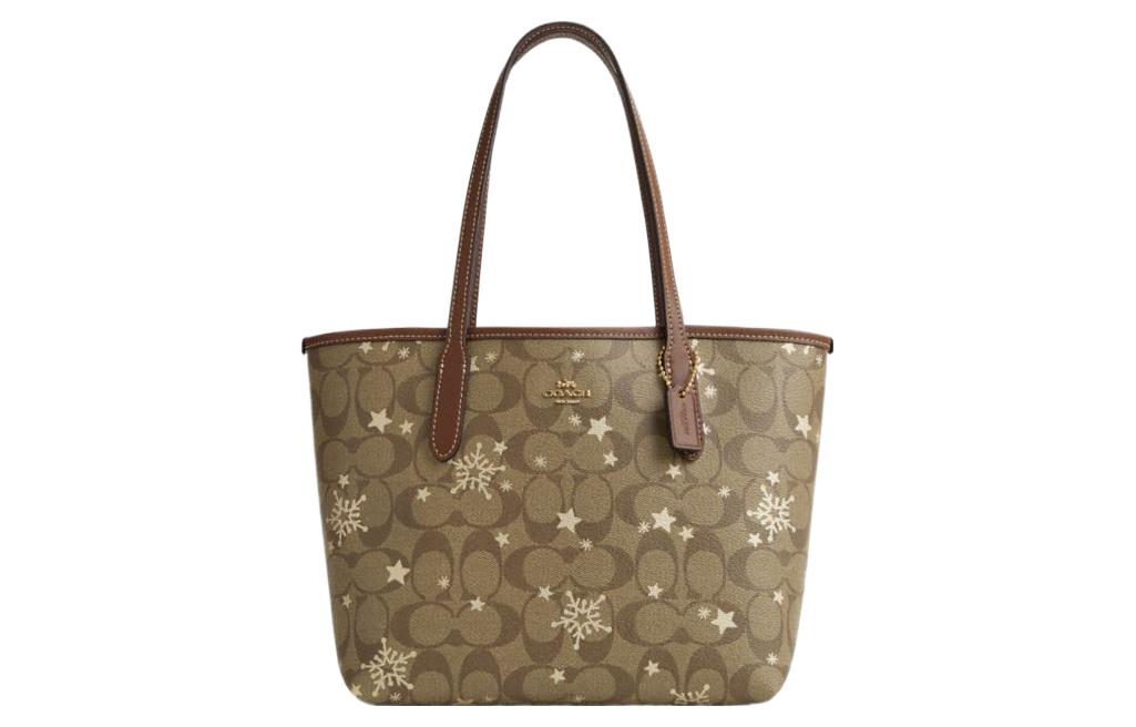 Городская разноцветная кожаная сумка-шоппер через плечо женская хаки COACH
Городская разноцветная кожаная сумка-шоппер через плечо женская хаки COACH