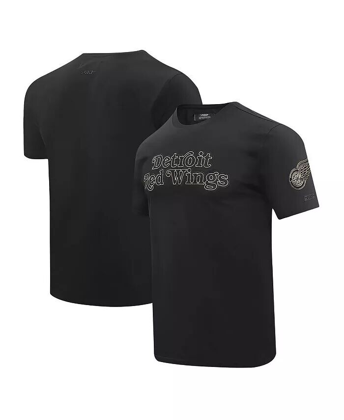 Мужская черная футболка с надписью Detroit Red Wings Pro Standard
Мужская черная футболка с надписью Detroit Red Wings Pro Standard