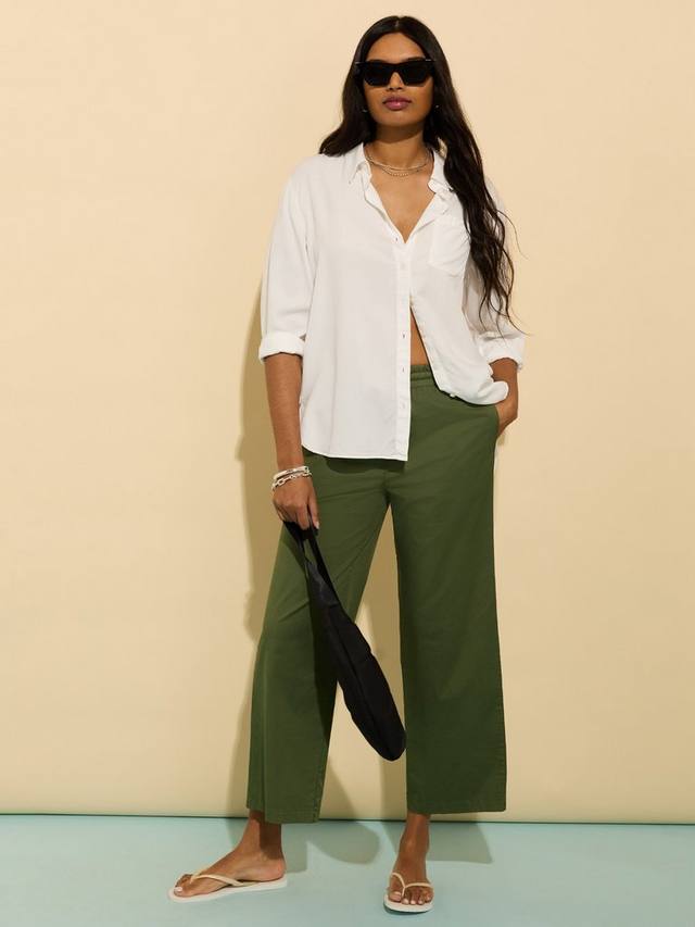 Брюки укороченные Breanna Mid из хлопковой смеси Baukjen
Брюки укороченные Breanna Mid из хлопковой смеси Baukjen