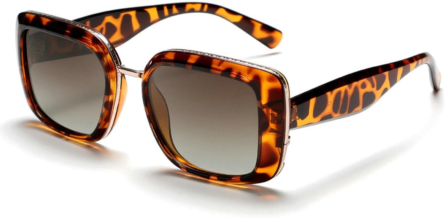 Ретро-солнцезащитные очки большого размера с поляризацией для женщин, модные квадратные солнцезащитные очки для леди, солнцезащитные очки с градиентным переходом цвета mincl, Leopard Brown
Ретро-солнцезащитные очки большого размера с поляризацией для женщин, модные квадратные солнцезащитные очки для леди, солнцезащитные очки с градиентным переходом цвета mincl, Leopard Brown