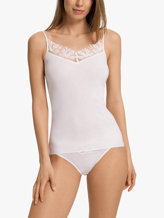 Топ спагетти из хлопка Kalea Hanro, Off White
Топ спагетти из хлопка Kalea Hanro, Off White