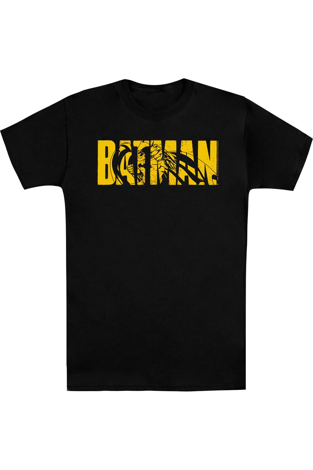 Черная футболка с коротким рукавом и надписью «Бэтмен» для взрослых Gildan 
Черная футболка с коротким рукавом и надписью «Бэтмен» для взрослых Gildan