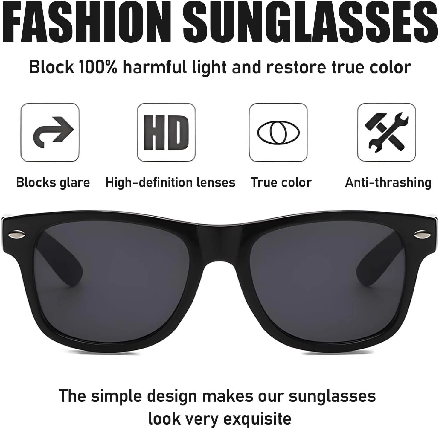 Черные солнцезащитные очки оптом для взрослых, недорогие ретро-очки для женщин и мужчин, для свадьбы, дня рождения, упаковка 10/20/50/100 штук YUEYUEBDS, 100hotpink
Черные солнцезащитные очки оптом для взрослых, недорогие ретро-очки для женщин и мужчин, для свадьбы, дня рождения, упаковка 10/20/50/100 штук YUEYUEBDS, 100hotpink