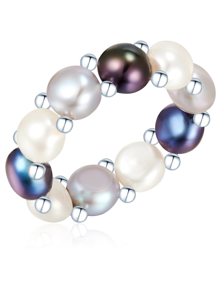Valero Pearls Жемчужное кольцо, серебро 925 пробы, пресноводный культивированный жемчуг разных цветов
Valero Pearls Жемчужное кольцо, серебро 925 пробы, пресноводный культивированный жемчуг разных цветов