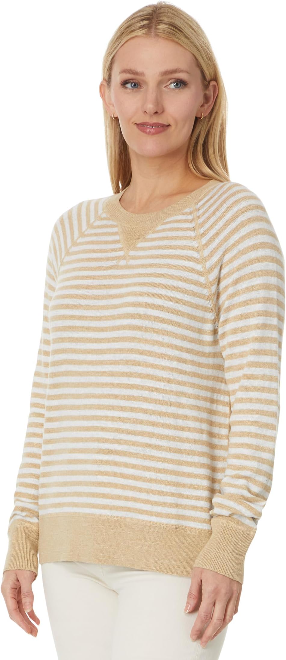 Свитер L.L.Bean Organic Cotton Slub Crew Neck Sweatshirt Sweater Stripe, цвет Light Khaki/Light Heather Grey
Свитер L.L.Bean Organic Cotton Slub Crew Neck Sweatshirt Sweater Stripe, цвет Light Khaki/Light Heather Grey