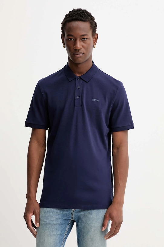 Хлопковое поло Hugo, синий
Хлопковое поло Hugo, синий