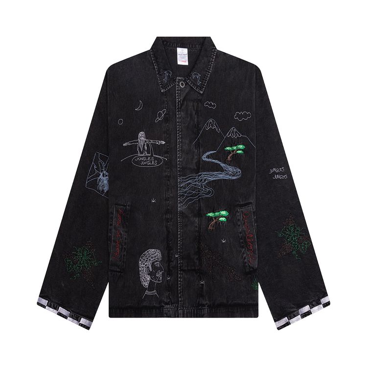 Куртка Jungles Questions Jacket 'Black', черный 
Куртка Jungles Questions Jacket 'Black', черный