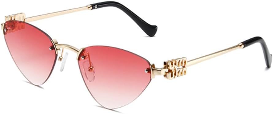 Треугольные солнцезащитные очки с защитой от УФ-излучения для мужчин и женщин, очки для уличной фотографии в маленькой оправе Weloveushop, Gold Frame Gradually Pink Flakes
Треугольные солнцезащитные очки с защитой от УФ-излучения для мужчин и женщин, очки для уличной фотографии в маленькой оправе Weloveushop, Gold Frame Gradually Pink Flakes