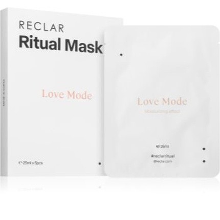 Ritual Mask Love Mode — одноразовая маска для лица, подходящая для всех типов кожи Reclar
Ritual Mask Love Mode — одноразовая маска для лица, подходящая для всех типов кожи Reclar