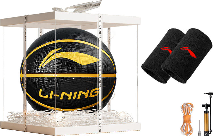 LINING Мяч баскетбольный CBA Collection Rubber черный золотой Size 7 Match Unisex
LINING Мяч баскетбольный CBA Collection Rubber черный золотой Size 7 Match Unisex