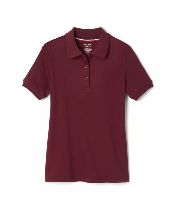 Рубашка поло с коротким рукавом и воротником-пико для больших девочек French Toast, красный
Рубашка поло с коротким рукавом и воротником-пико для больших девочек French Toast, красный