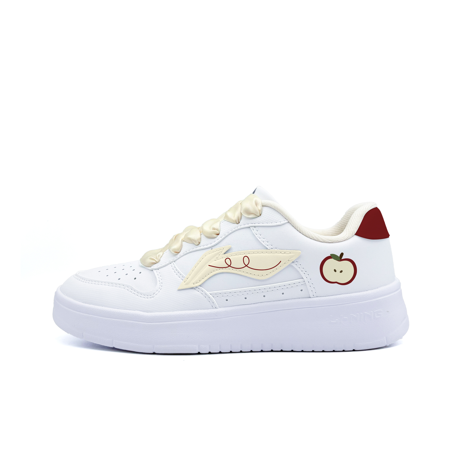 Кроссовки для скейтбординга Li Ning Floating Boat Cream Red Apple: износостойкие и легкие, низкие, унисекс
Кроссовки для скейтбординга Li Ning Floating Boat Cream Red Apple: износостойкие и легкие, низкие, унисекс