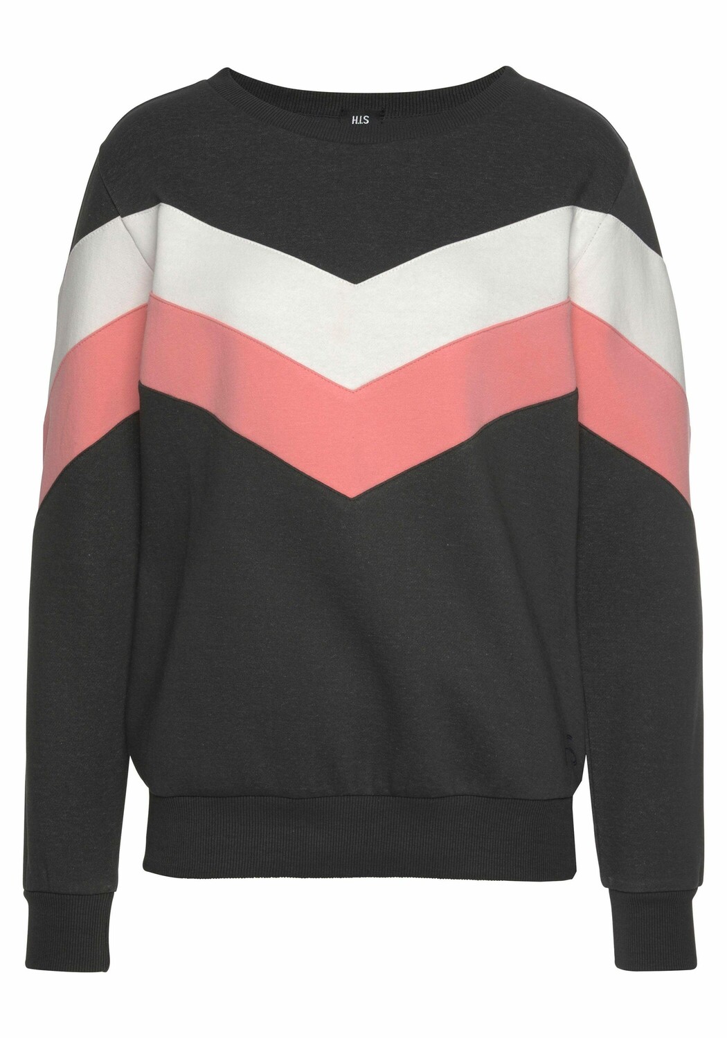 Свитер H.I.S Sweatshirt, цвет anthrazit-rosa-weiß
Свитер H.I.S Sweatshirt, цвет anthrazit-rosa-weiß