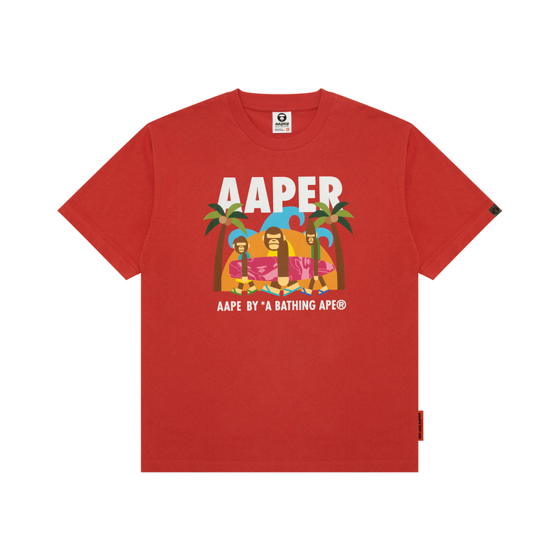 Футболка с принтом от A Bathing APE Aape, коричневый
Футболка с принтом от A Bathing APE Aape, коричневый