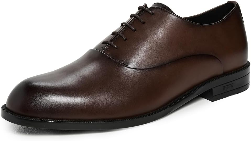 Мужские оксфорды BOSS Tayil из гладкой кожи, Coco Brown
Мужские оксфорды BOSS Tayil из гладкой кожи, Coco Brown