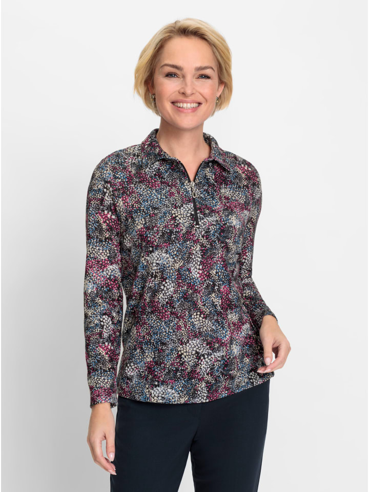 Рубашка-поло с пурпурным и средне-синим принтом WITT WEIDEN
Рубашка-поло с пурпурным и средне-синим принтом WITT WEIDEN