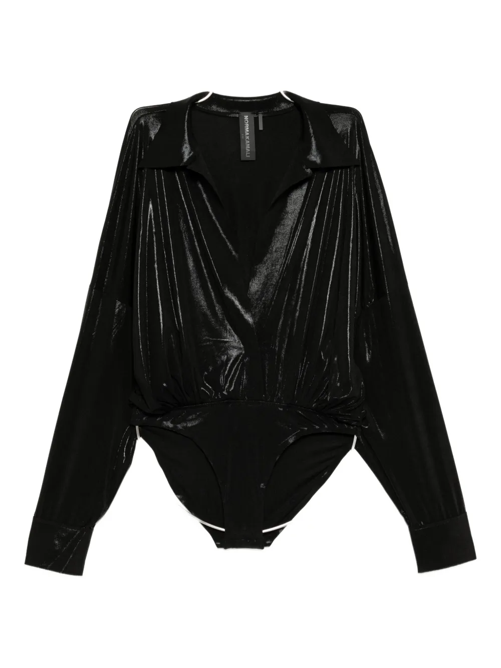 Блузка со складками Norma Kamali, черный
Блузка со складками Norma Kamali, черный