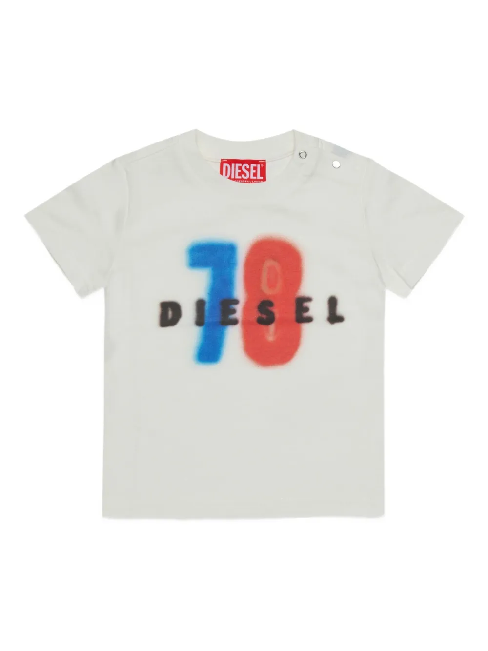 Футболка Tessib Diesel Kids, белый 
Футболка Tessib Diesel Kids, белый