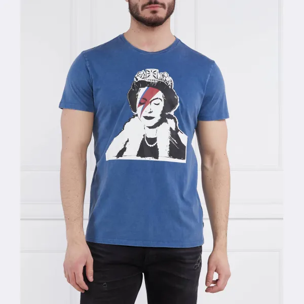 Футболка Banksy Queen стандартного кроя Guess, синий
Футболка Banksy Queen стандартного кроя Guess, синий
