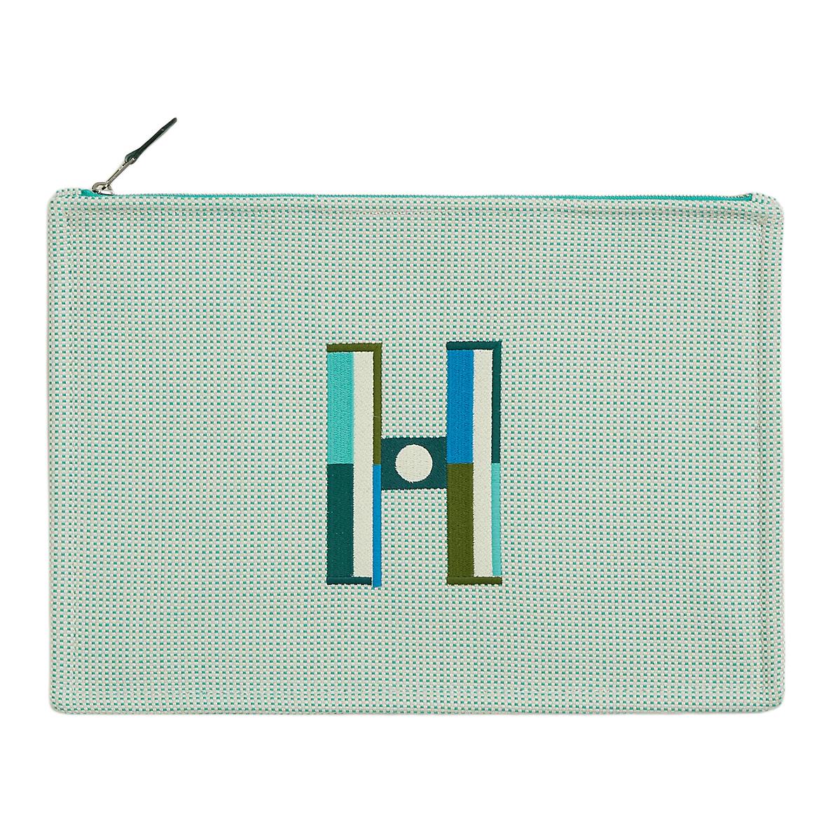 Хлопковый клатч HERMES мятно-зеленый женский
Хлопковый клатч HERMES мятно-зеленый женский