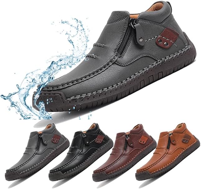 Мужские кожаные ручной работы туфли на платформе для улицы, водонепроницаемые, с поддержкой свода стопы Generic, серый
Мужские кожаные ручной работы туфли на платформе для улицы, водонепроницаемые, с поддержкой свода стопы Generic, серый