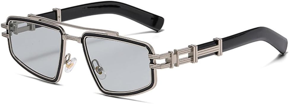 Солнцезащитные очки UV400 с металлическими двойными перемычками, сине-розовыми линзами, в стиле панк, для женщин и мужчин, для бега и активного отдыха UYPTK, Silver Light Gray
Солнцезащитные очки UV400 с металлическими двойными перемычками, сине-розовыми линзами, в стиле панк, для женщин и мужчин, для бега и активного отдыха UYPTK, Silver Light Gray