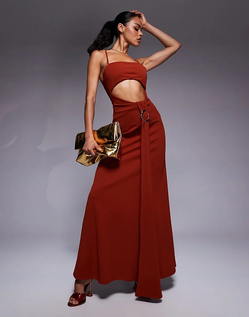 Платье макси ASOS DESIGN с квадратным вырезом и поясом на пряжке
Платье макси ASOS DESIGN с квадратным вырезом и поясом на пряжке